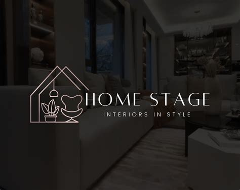 Home Staging Logo Interior Design Logo Home Furniture Logo Design