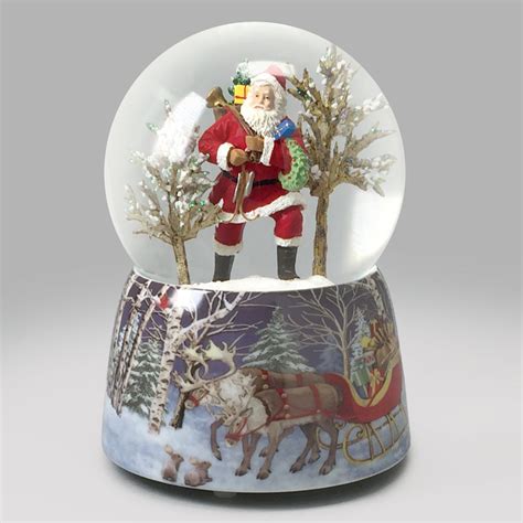 Santa Brings Joy Snow Globe Global Shakeup