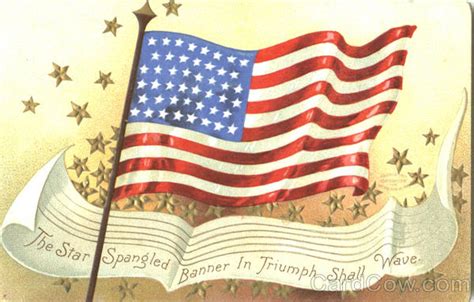 The Star Spangled Banner In Triumph Shall Wave Patriotic