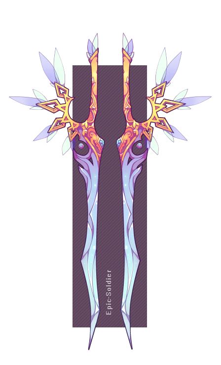 Weapon Adopt 11 Dual Crystal Bladesclosed By Epic Soldier On Deviantart