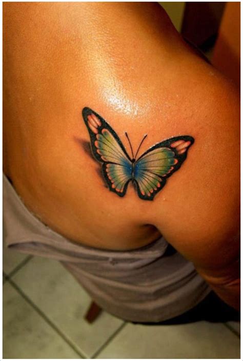 24 Inspiring 3d Butterfly Tattoos Designs Free