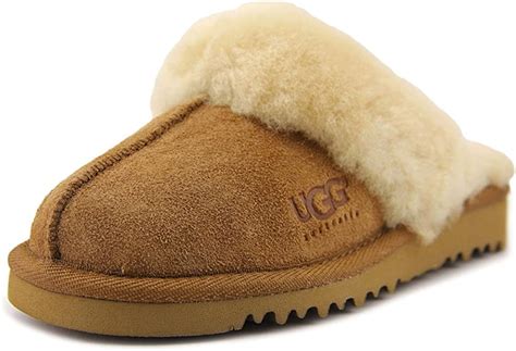 Ugg Kids Cosy 5236 Unisex Childrens Slippers Beige Size 4 Uk M