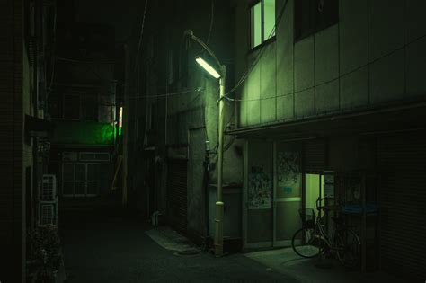 Tokyo Dark Green Aesthetic City Aesthetic Green Aesthetic