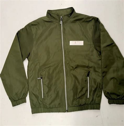 Polyester Olive Green Men Windcheater Jacket At Rs Piece In Ludhiana ID