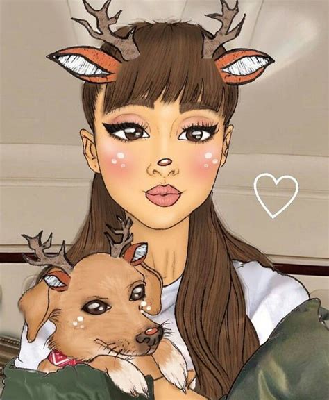 Cartoon Drawings Of Ariana Grande