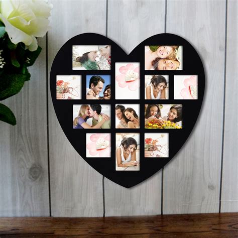Adecotrading 13 Opening Heart Collage Picture Frame And Reviews Wayfair