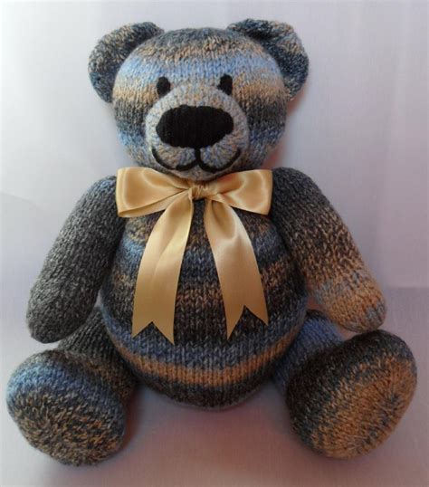 Big Berry Bear Teddy Knitting Pattern By Laineknits Knitting Patterns