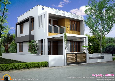 Contemporary or modern house designs promote flexible living space and provision of natural light. Floor plan of modern 3 bedroom house - Kerala home design ...