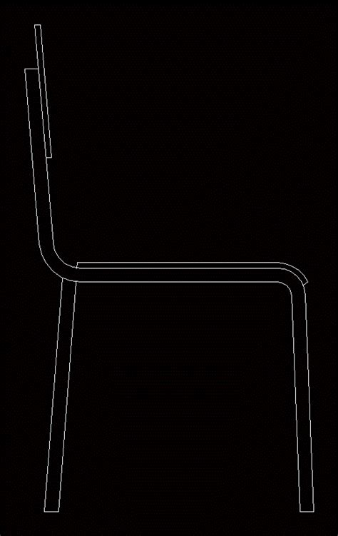 School Chair 2d Dwg Detail For Autocad Designs Cad