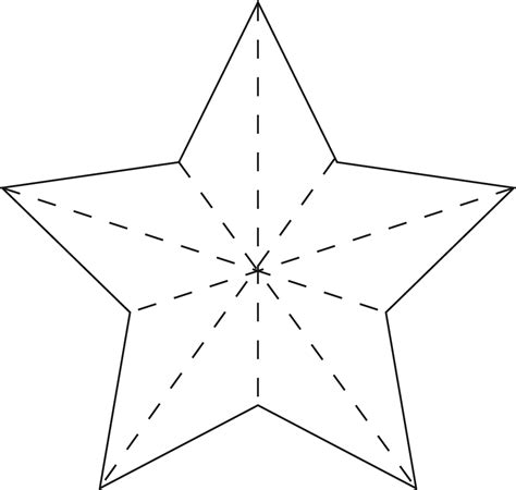 6 Best Images Of 3 Inch Printable Star Pattern 10 Inch Star Template