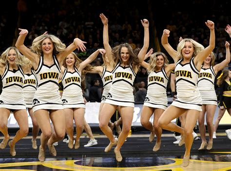 Chr Iowa Spirit Squad Senior Night University Of Iowa Athletics