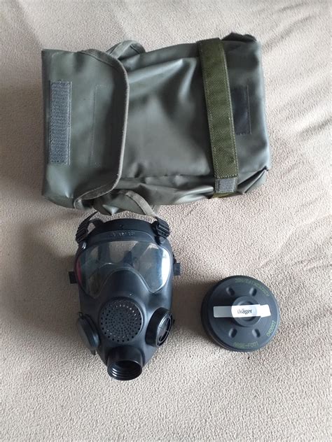 French Arf A Anp Vp F1 Gas Mask Dated 1996 In Size 3 Rgasmasks