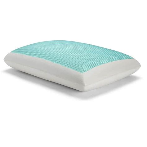 Sealy Essentials 24 In X 16 In Cooling Gel Memory Foam Standard Pillow F01 00597 St0 The