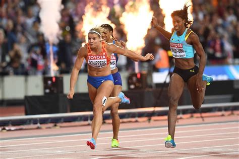 Dutch Sprinter Schippers Ends Streak Of London Upsets Defends 200 Metre Title The Globe And Mail