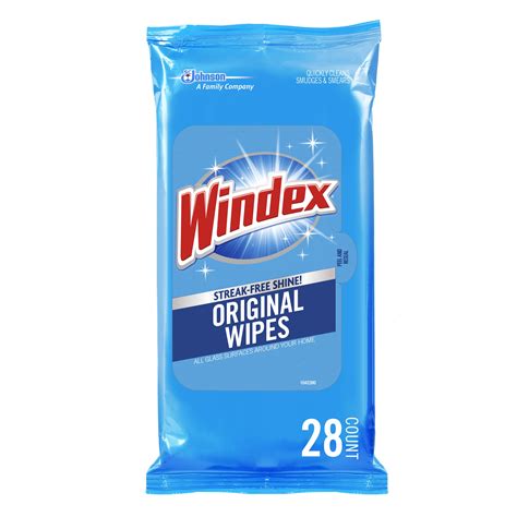 Windex Glass And Surface Wipes Original 28 Ct Walmart Inventory