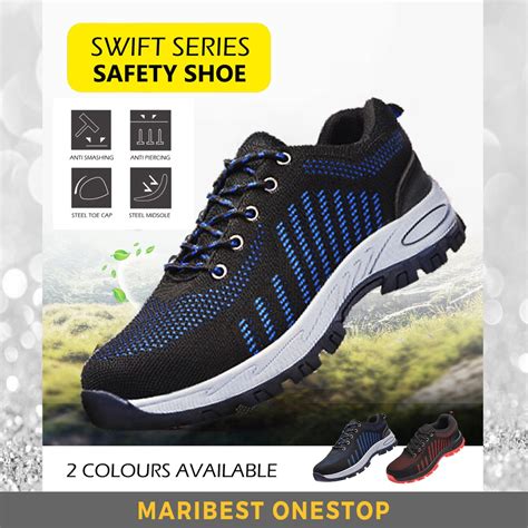 Jenis kaki yang lebar memang tidak sesuai mengenakan kasut jenis ini. Ladderman Steel Toe Cap Midsole Low Cut Safety Boot Safety ...