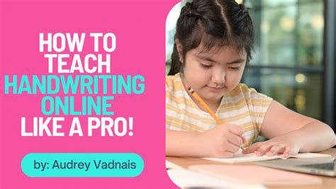 teaching handwriting online