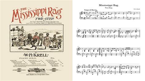 William Krell Mississippi Rag 1897 Youtube