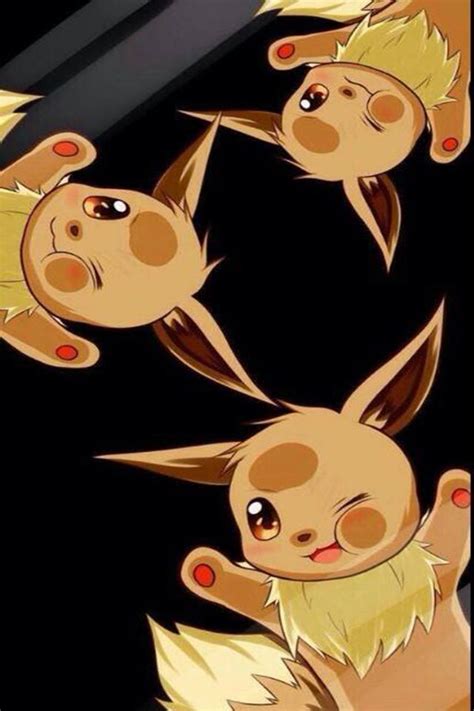 Eeeveeeee Ah Its So Cute Evee Lock Screen Pokemon Pinterest