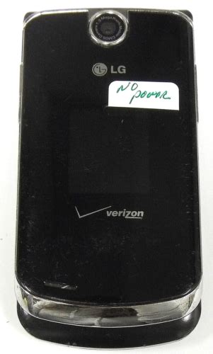 Lg Vx8600 Black And Silver Verizon Cellular Flip Phone Ebay