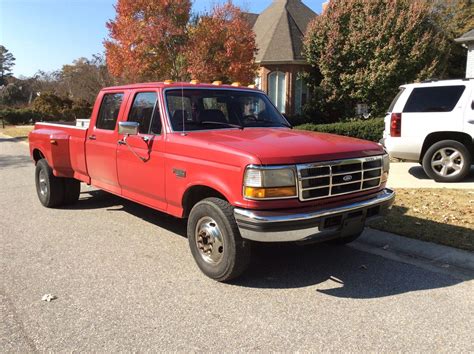 1994 Ford F350 Xlt Crew Cab Dually 73 Turbo Diesel Low Miles Classic