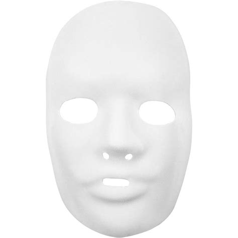 Full Face Masks H 24 Cm W 155 Cm White 12 Pc 1 Pack