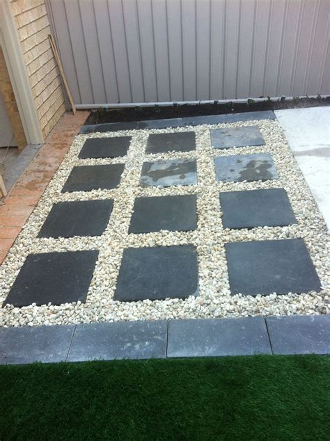 Pebbles can fill up in order to best pebble a garden, it's important to clear a space for pebbles, choose the pebbles, and put this is a great experience and training for me since i want to design my garden with pebbles. www.pavingcanberra.com Paving : Courtyard. Paving Design ...