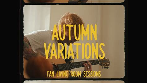 エド・シーランが新作アルバム『autumn Variations』の楽曲をファンの部屋に直接行き弾き語りを行った『fan Living