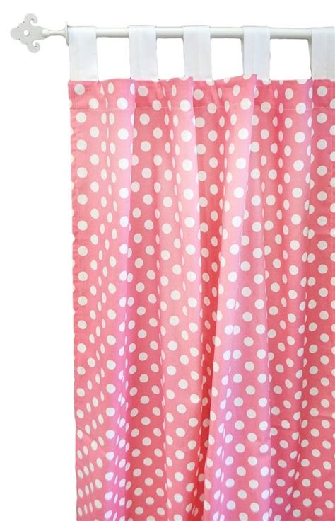 Zig Zag Baby In Hot Pink Curtain Panels Polka Dot Curtains Kids Room