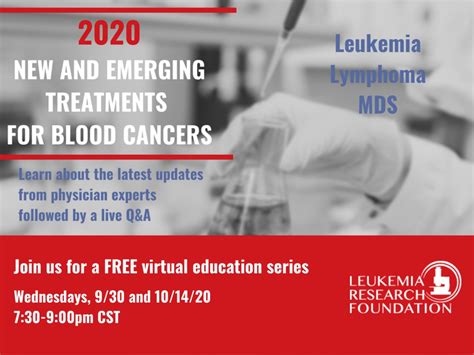 2020 New And Emerging Treatments For Blood Cancers Northbrook Il Patch