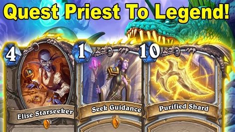 Why I Put Elise In Questline Shard Control Priest Deck Is Really Fun