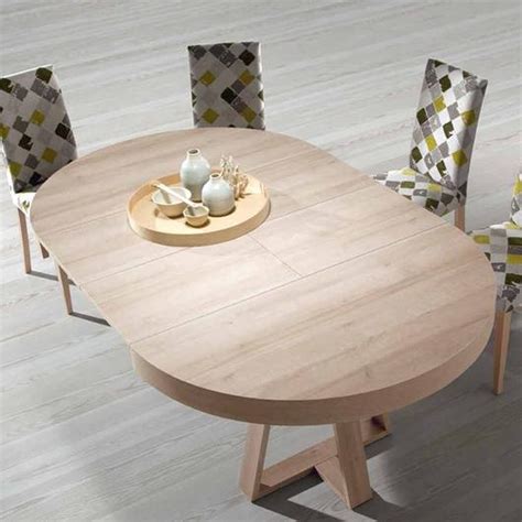 Una mesa de comedor extensible te sacará de un apuro en más de una ocasión. Mesa redonda extensible 120-160-200 cm. lacada en ...