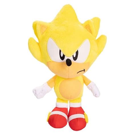 Sonic The Hedgehog Wave 9 9 Inch Plush Super Sonic Partytoyz Inc