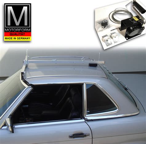 Kein quetschen von dichtungen wie bei vielen universalsystemen. Hardtoplift Deckenlift Mercedes SL R107 Seilwinde ...