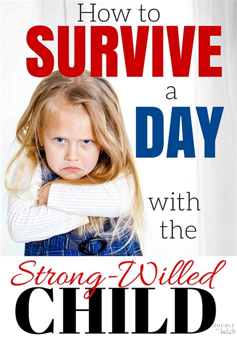 Surviving A Day With The Strong Willed Child