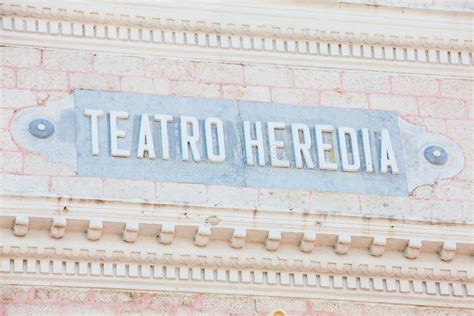 Teatro Heredia Cartagena De Indias Colombia South America Editorial