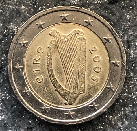 Coin 2 Euro Eire 2005 Ireland 2005 Etsy