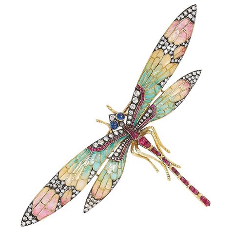 Dragonfly Art Nouveau Art