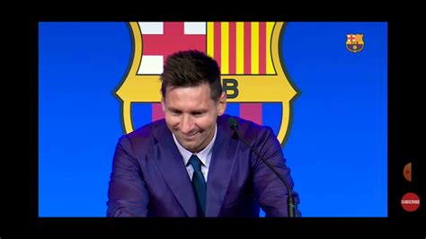 Messi Crying After Leaving Barcelone 😢 Youtube