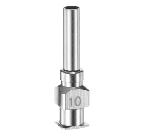 10 Gauge 050 Long All Metal Tip Pk10 Part Ts10ss 12 From Adhesive