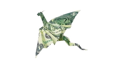 Money Origami Dollar Dragon Tutorial Step By Step Money Origami