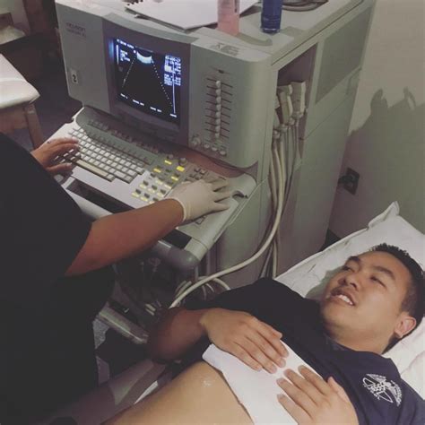 Ultrasound Vascular Technologist Students At Modern Technology School