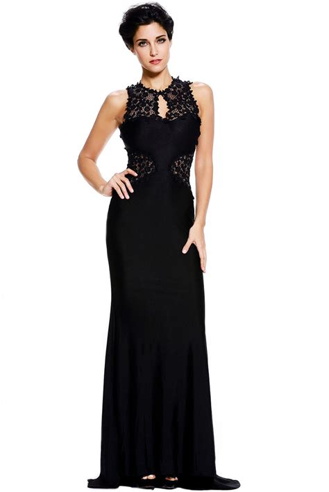 Planning for your big day and looking for affordable wedding dresses? Best Sleeveless Mermaid Formal Long Black Dress - Online ...
