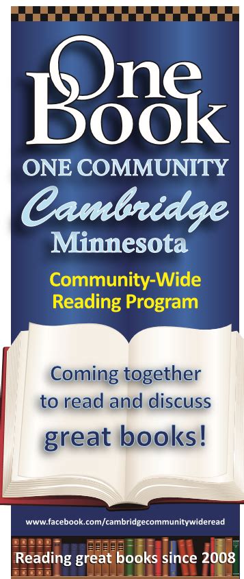 Cambridge Community Wide Read Of Friends Of The Cambridge Public