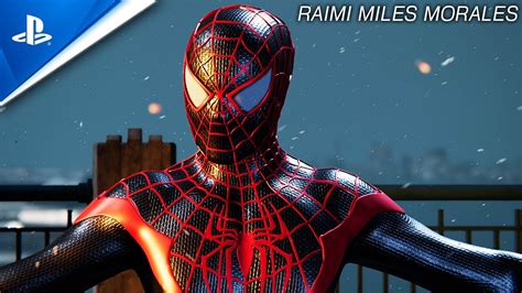 New Miles Morales Raimi Spider Man Classic Suit Spider Man Miles
