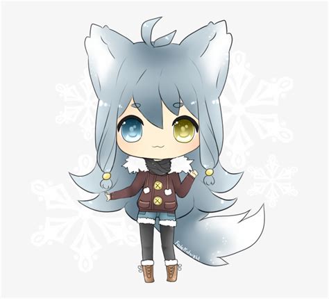 Be creative and have fun! Arctic Wolf Clipart Female - Cute Chibi Wolf Draw Transparent PNG - 700x690 - Free Download on ...