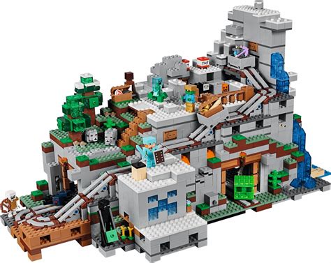 Buy Lego Minecraft The Mountain Cave 21137 At Mighty Ape Nz