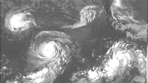 2015 Pacific Hurricane Season Satellite Imagery Youtube