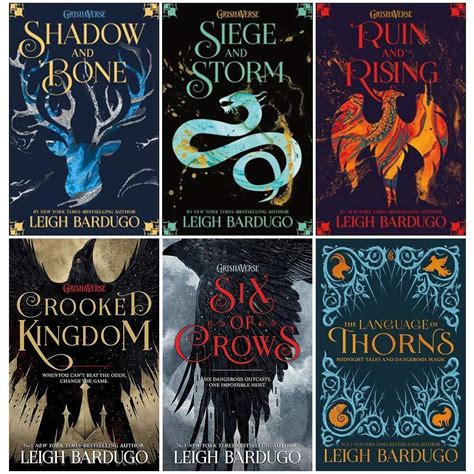 Leigh Bardugo Grisha And Six Of Crows Series 6 Books Collection Set