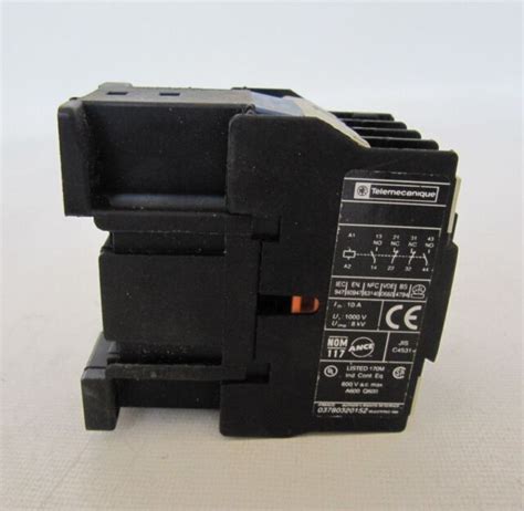 Telemecanique 220v 3 Phase 10 Amp Contactor Relay Ca2 Dn22 Ca2 Dn22 M6